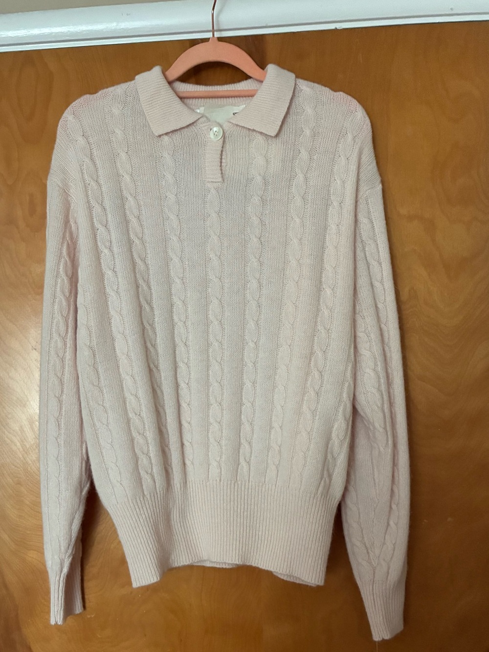 Liz Claiborne vintage lambs wool angora cable Knit Sweater new w tag dead stock